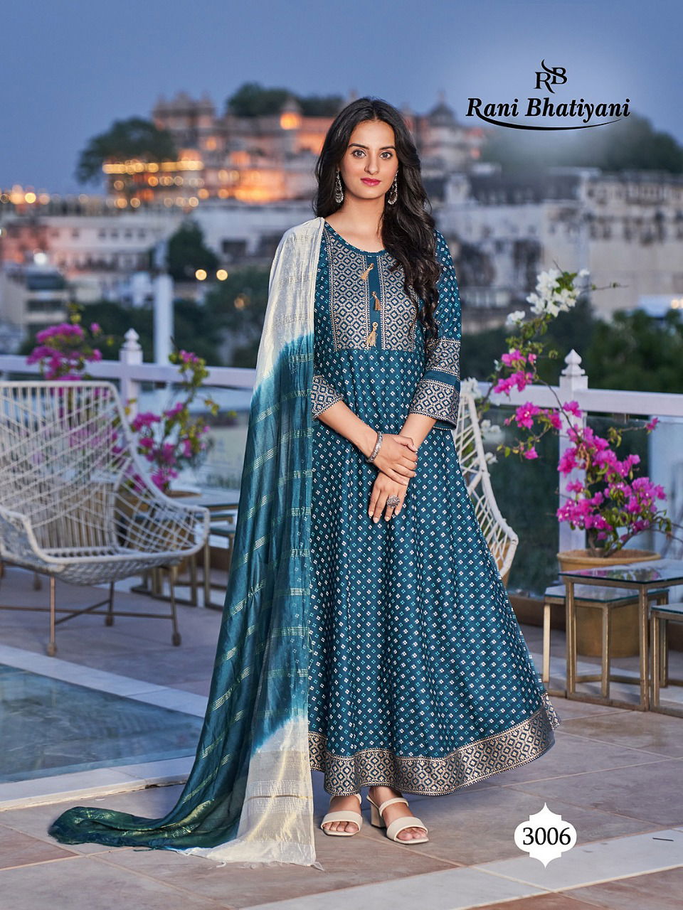 Rani Bhatiyani Ankita 3 New Exclusive Wear Rayon Printed Kurti With Dupatta Collection